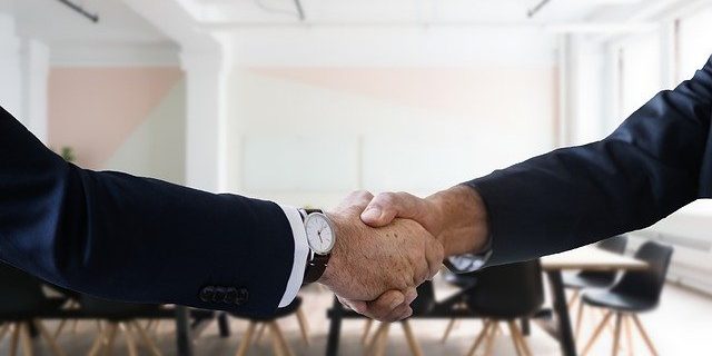 job, interview, handshake