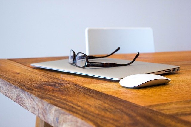 macbook, notebook, home office