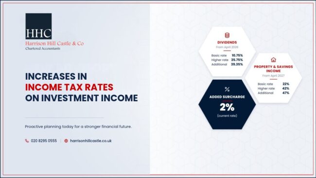 Tax Rises on Investment Income
